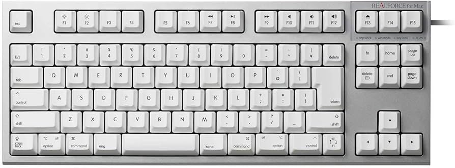 Amazon.co.jp: R2TL-JPVM-WH(シルバー/白) REALFORCE TKL for Mac 日本