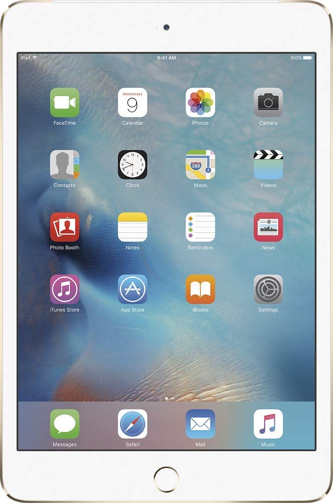 Apple iPad Mini 4 MK6L2LL/A 7.9-inch, 16GB, Wi-Fi, iOS 9, Gold