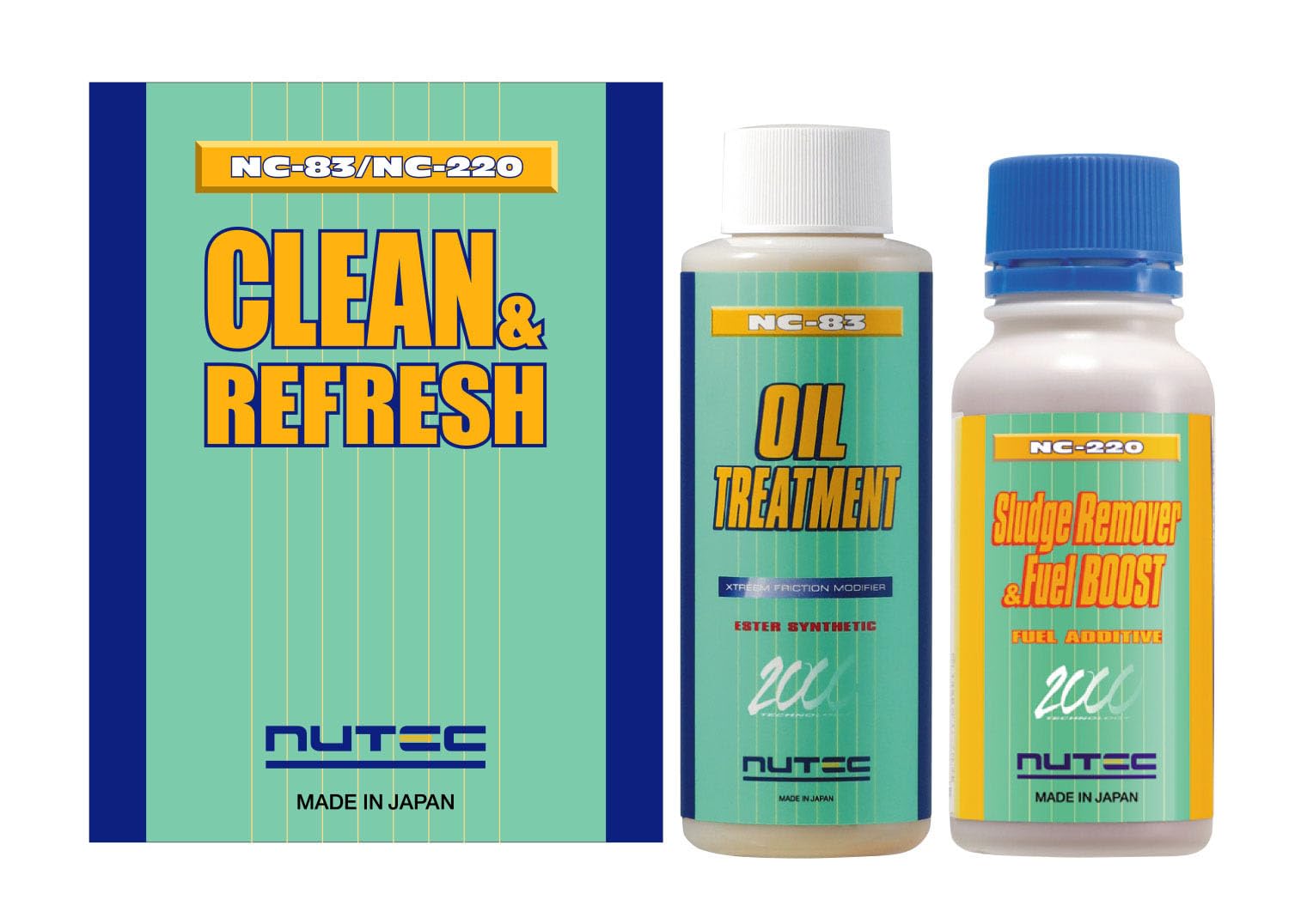 Amazon.co.jp: ニューテック(NUTEC) 添加剤セットパック CLEAN&REFRESH