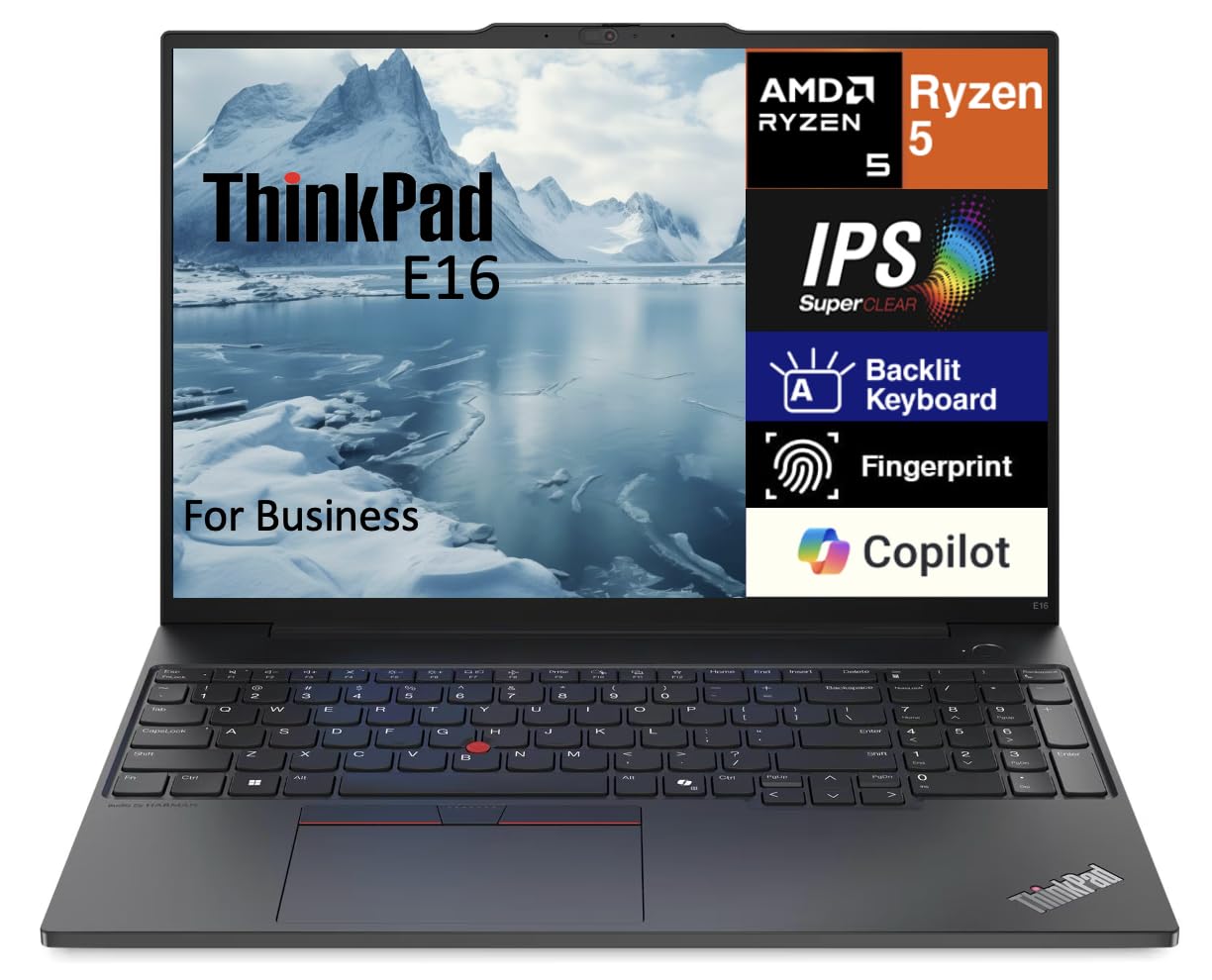 Amazon.com: Lenovo ThinkPad E16 Gen 1 Business Laptop 16.0