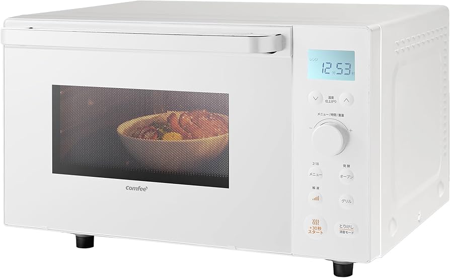 Amazon | コンフィー(COMFEE') オーブンレンジ 18L フラットテーブル