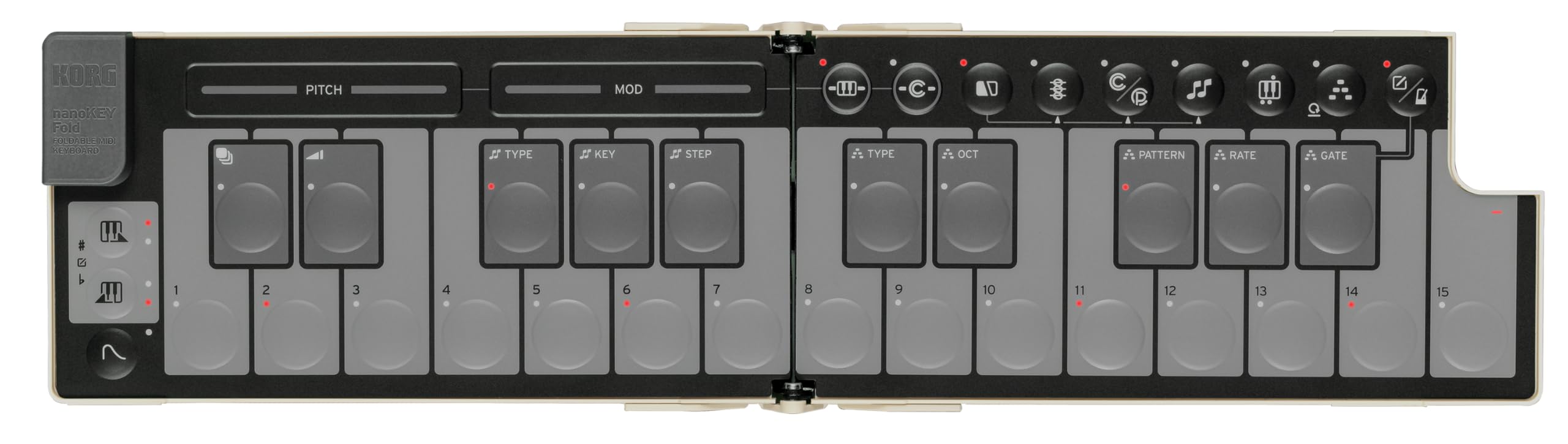 Amazon.co.jp: KORG(コルグ) MIDIキーボードnanoKEY Fold 25鍵盤