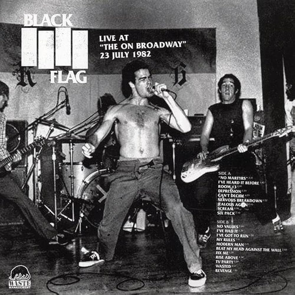 Amazon.com: BLACK FLAG LIVE AT THE ON BROADWAY 23 JULY 1982 - NEW