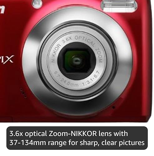 Amazon.com : Nikon COOLPIX L24 14 MP Digital Camera with 3.6x