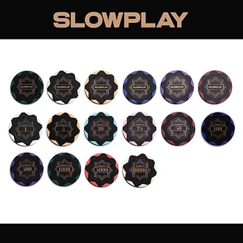Amazon | SLOWPLAY ポーカーチップサンプルセット | ナッシュクレイ