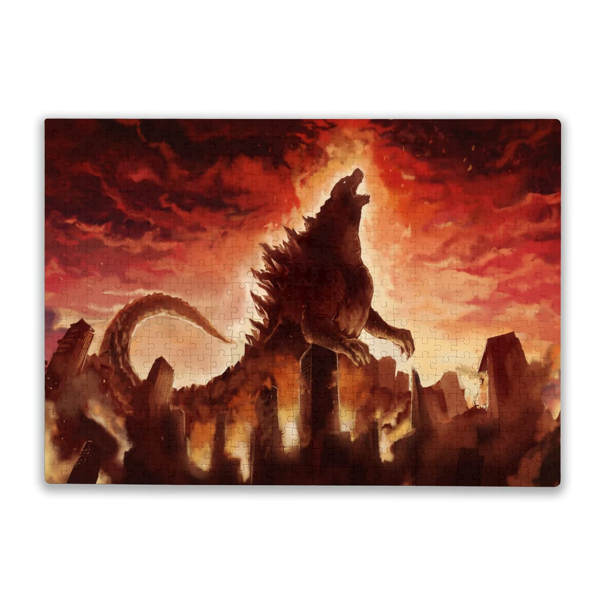 Amazon.co.jp: ジグソーパズル 1000ピース ゴジラ 怪獣王 50×75cm