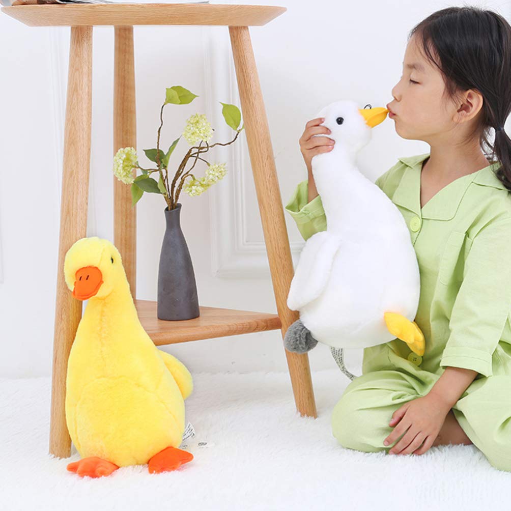 Amazon.co.jp: Zerodeko アヒルのスタッフの動物、かわいいアヒルの