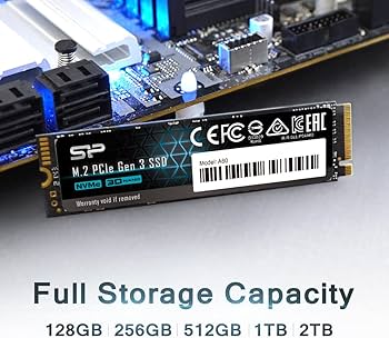 Amazon.com: Silicon Power 2TB NVMe M.2 PCIe Gen3x4 2280 SSD Solid
