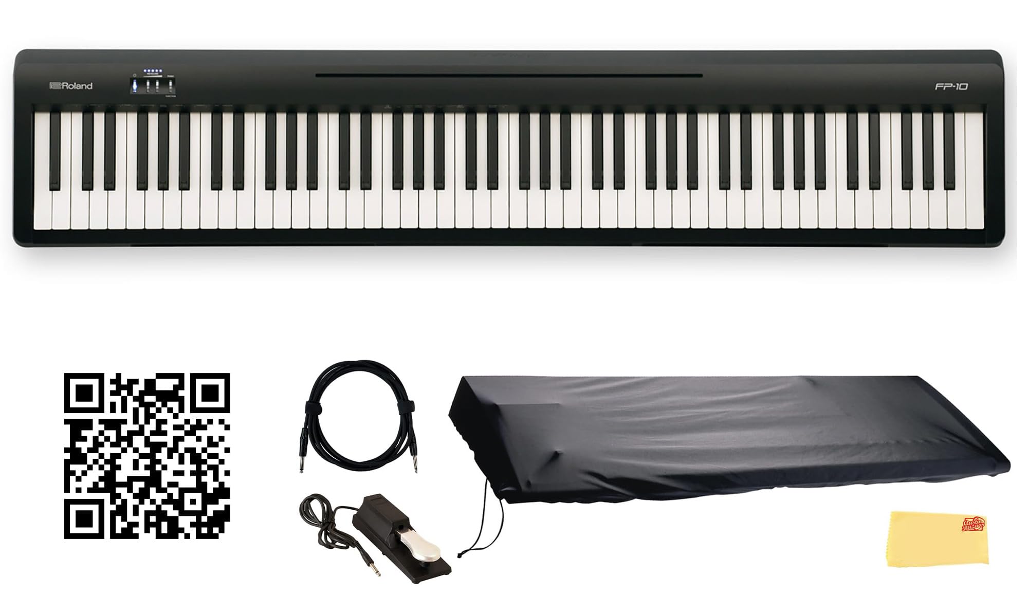 Amazon.com: Roland FP-10 88-Key Digital Piano Bundle with Sustain