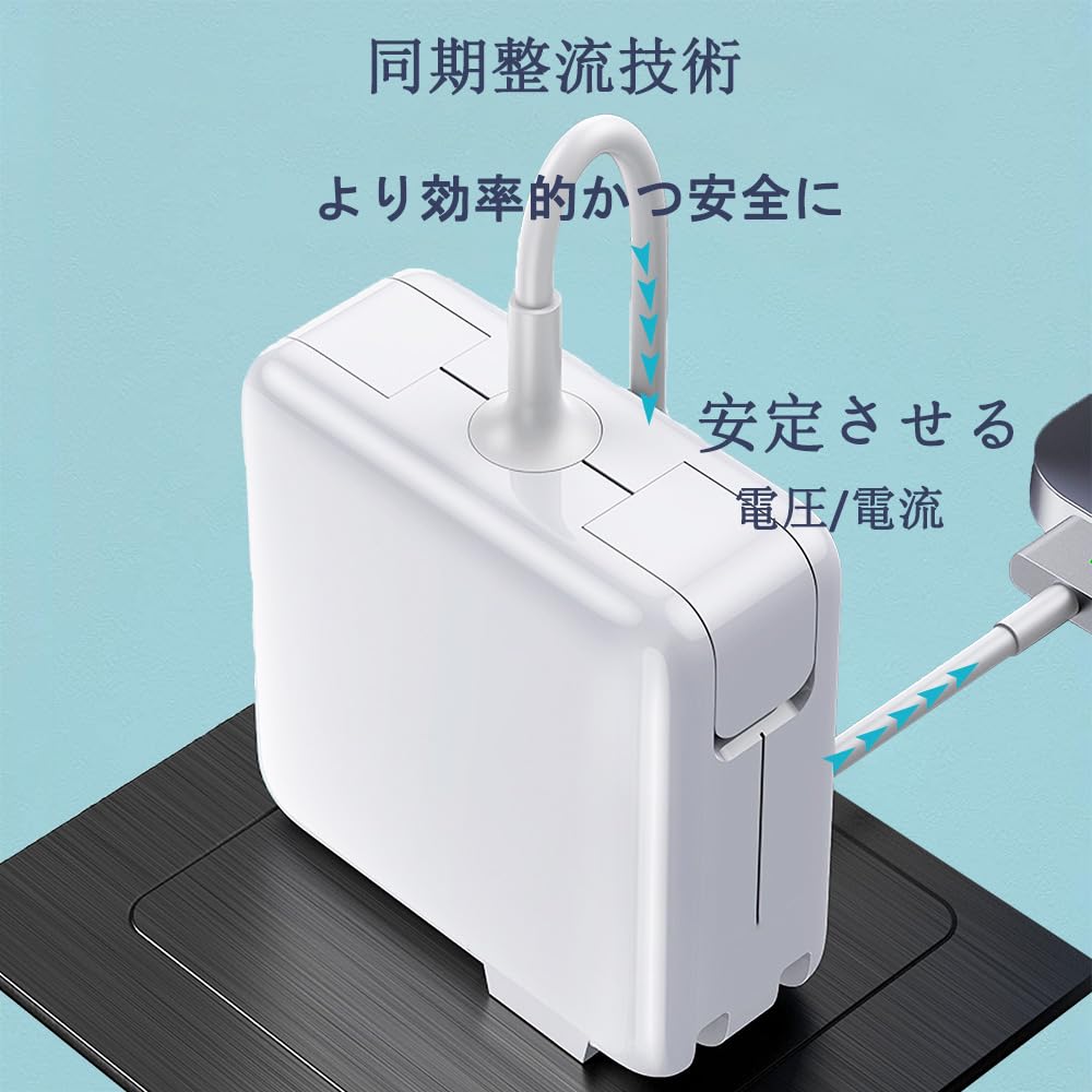 Amazon.co.jp: MacBook Pro 充電器、[PSE 認証] 60W Mag 2 T 型 A1466
