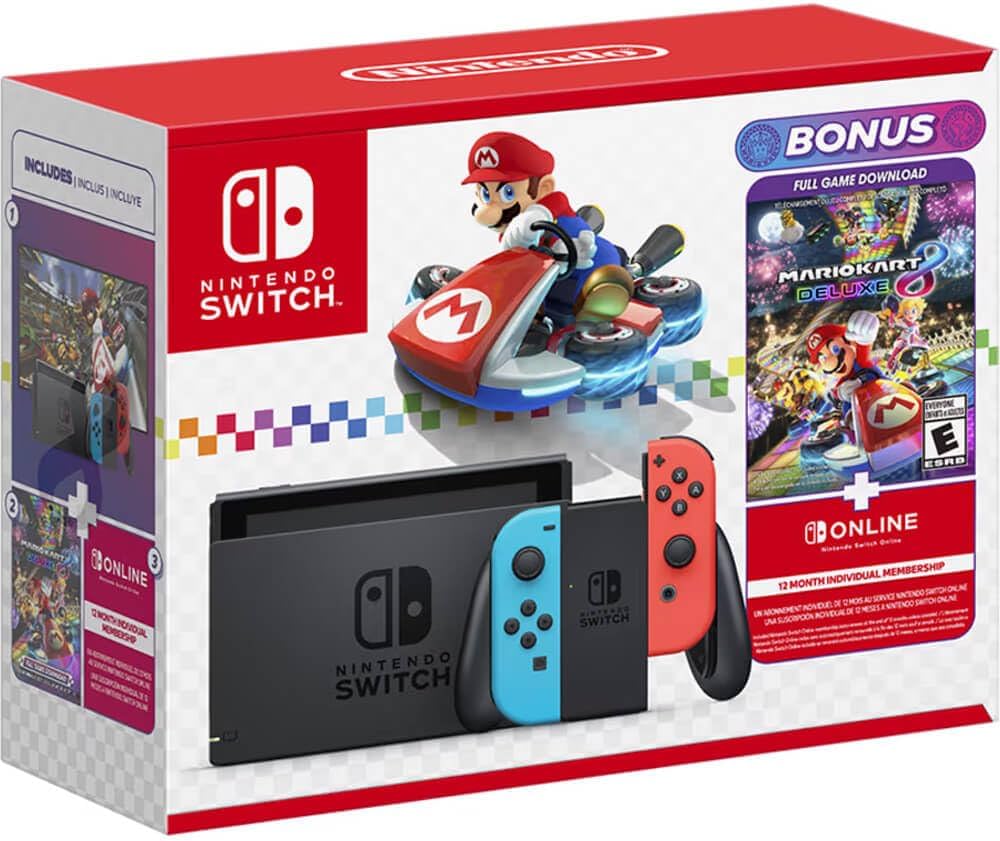 Amazon.com: Nintendo Switch™ - Mario Kart™ 8 Deluxe Bundle : Video