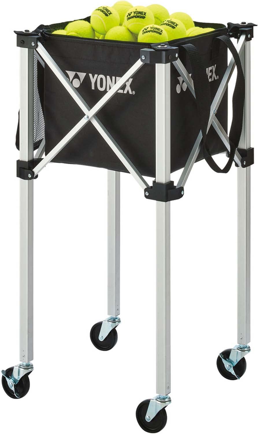 Amazon | [YONEX] バッグ キャスター付ボールバッグ2 AC383 ブラック