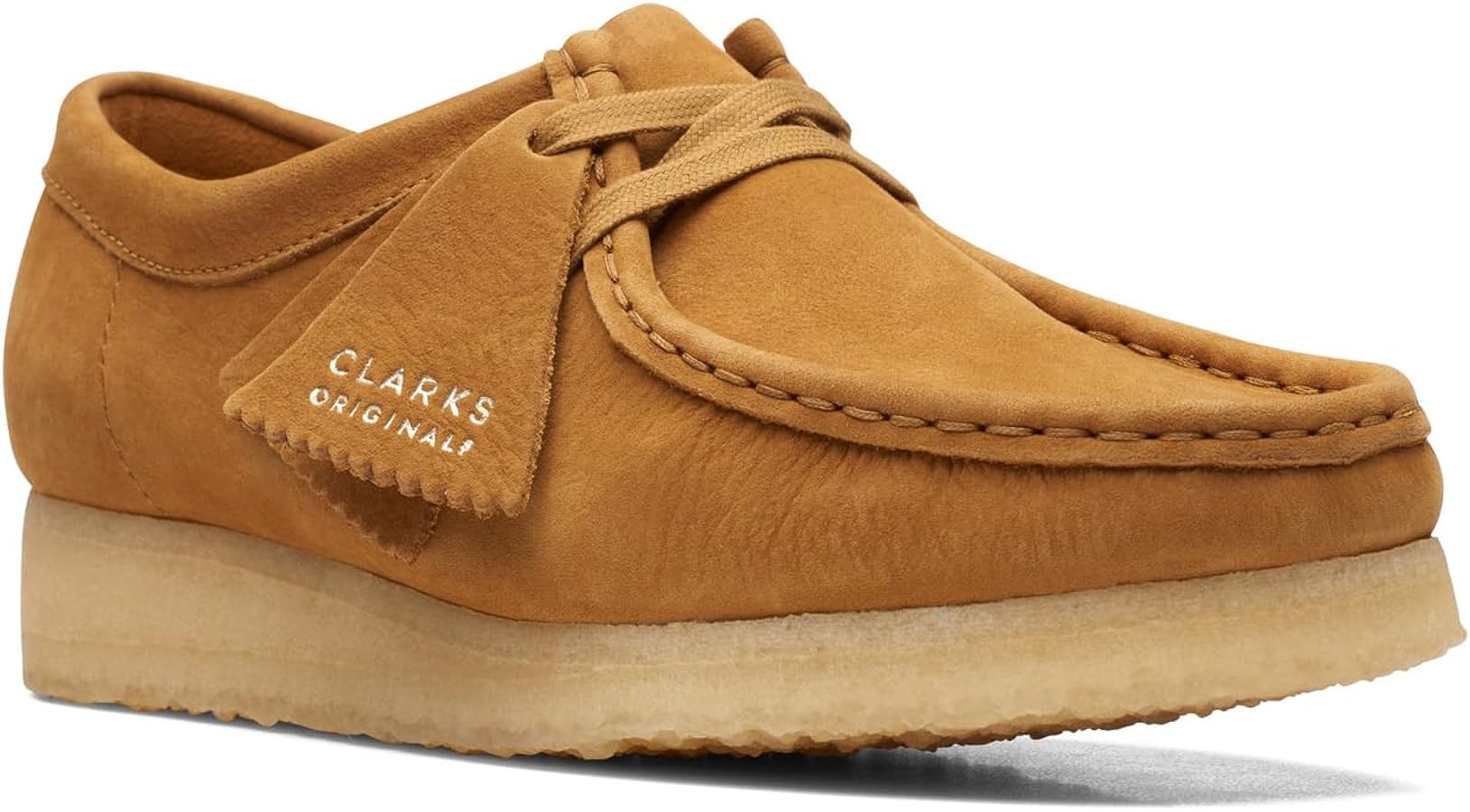 Women Clarks Original Wallabee Shoes Made In Vietnam (Oakmoss