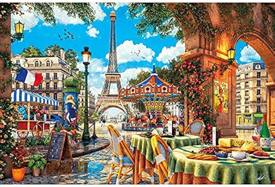 Amazon | 1000ピース ジグソーパズル 昼下がりのパリ (50x75cm