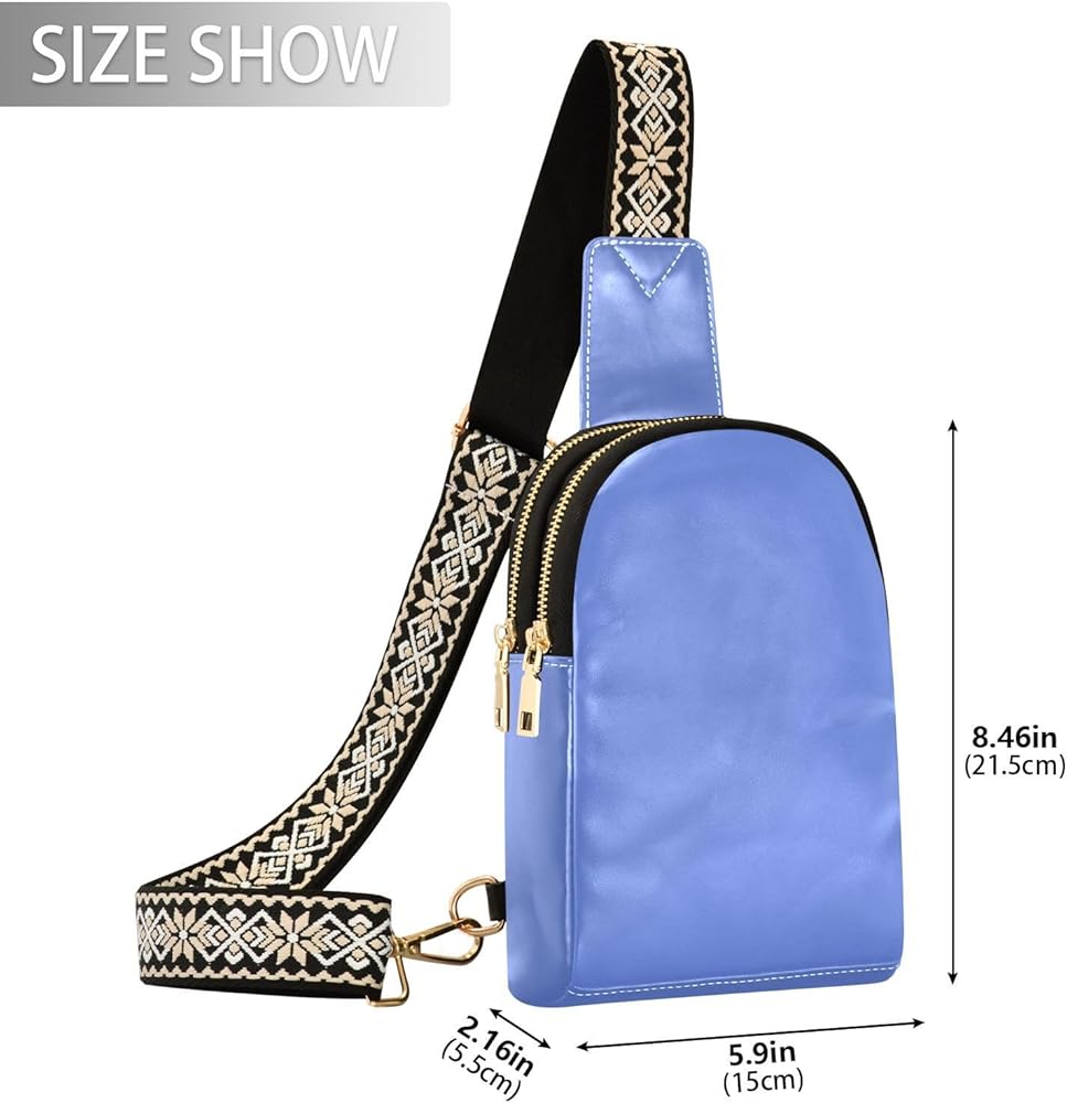 Amazon.com: Royal Blue Sling Bag for Women Men Fanny Packs Small