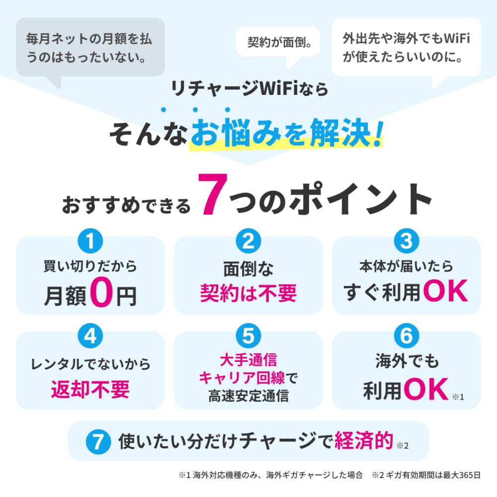 Amazon.co.jp: 【リチャージMOBILE】ロングバッテリー日本100GB+世界