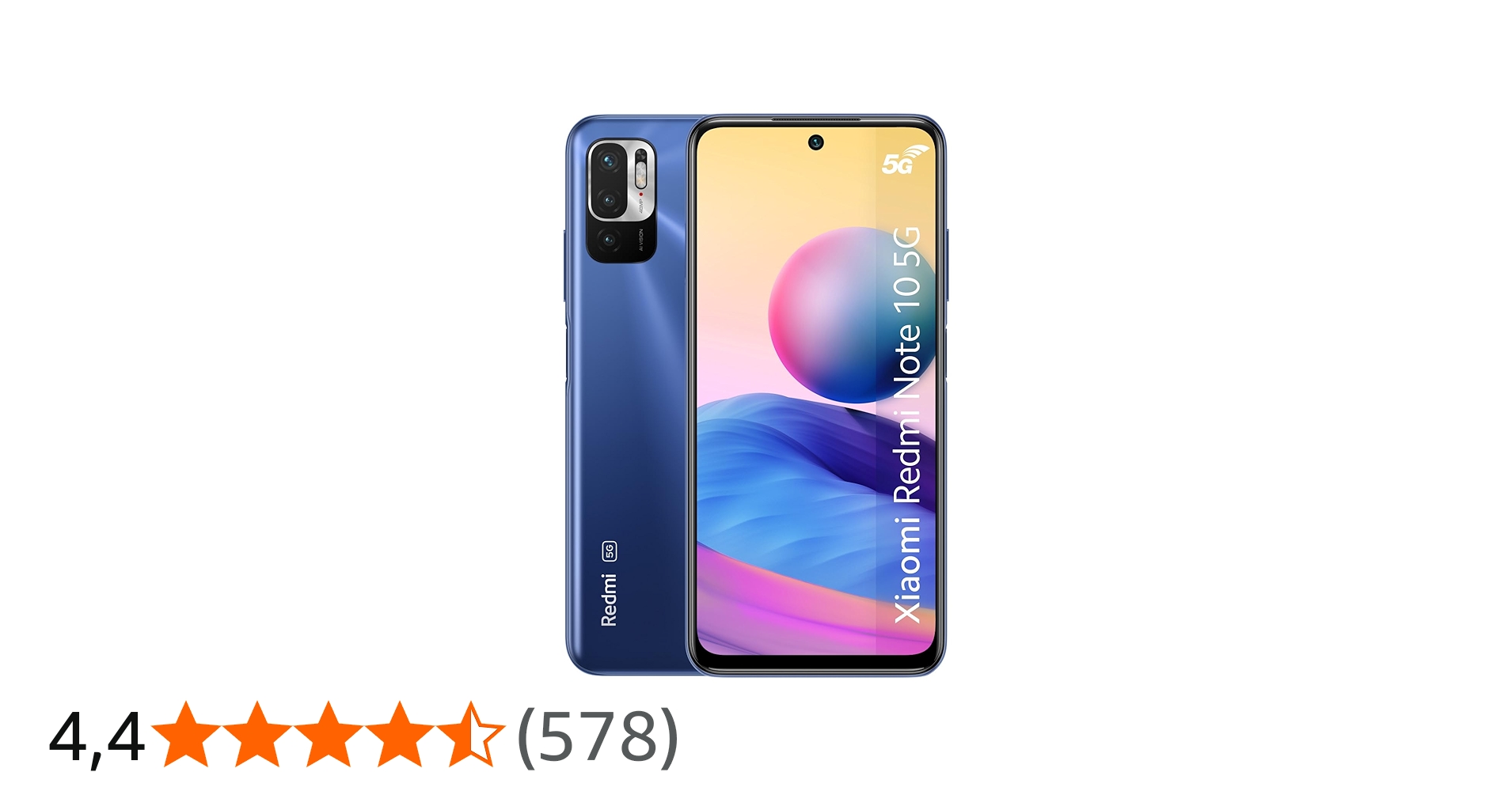 Xiaomi Redmi Note 10 5G - Akıllı Telefon 64GB, 4GB RAM, Çift SIM