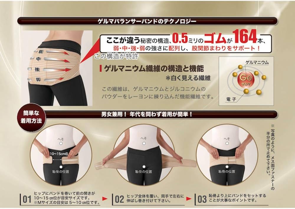 Amazon.co.jp: ヘルスパワー ゲルマバランサーバンド GBH-LL LLサイズ