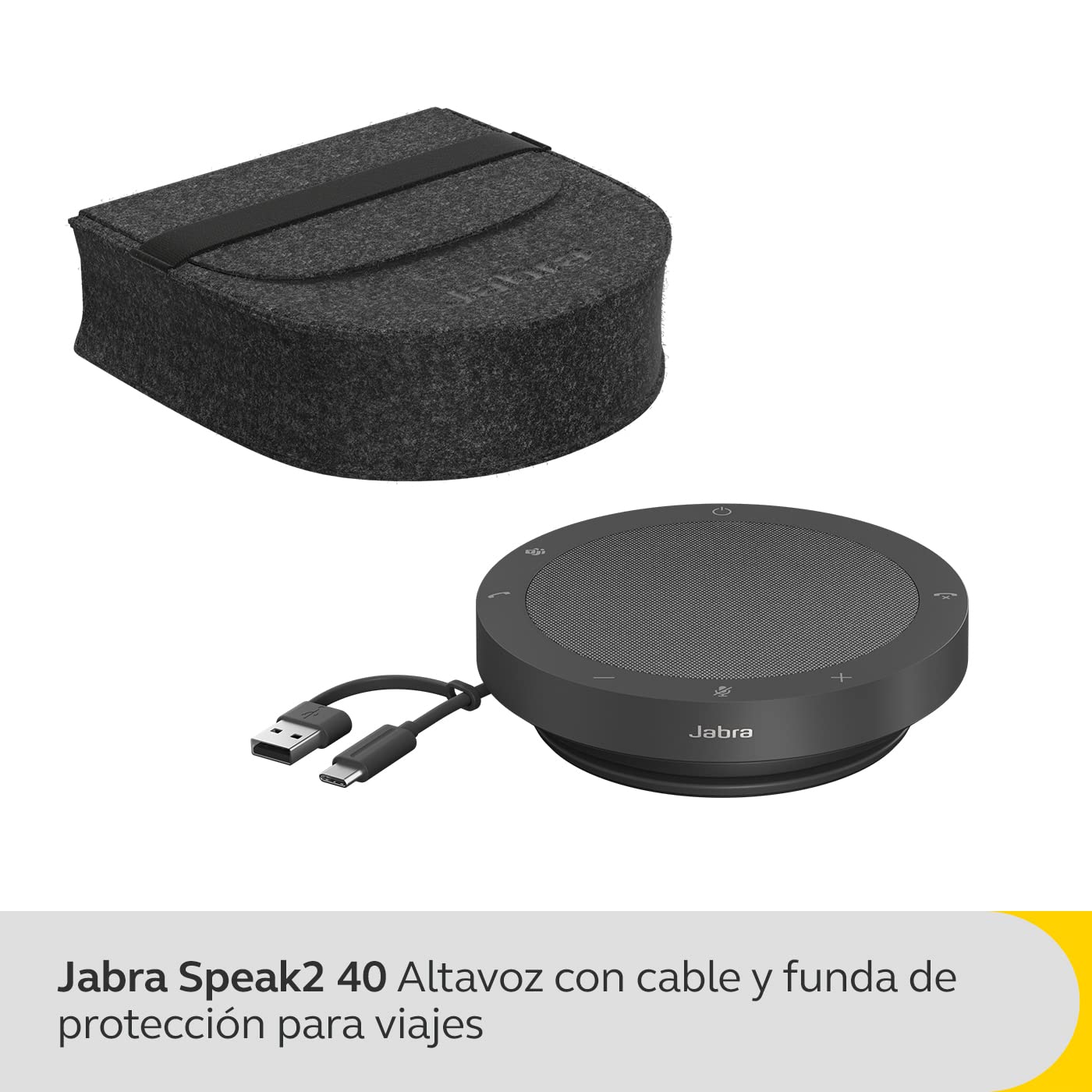 Amazon.com: Jabra Speak2 40 Portable Speakerphone with 4 Noise