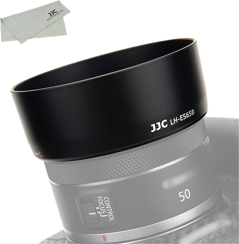 Amazon | JJC ES-65B レンズフード Canon RF 50mm F1.8 STM レンズ 用