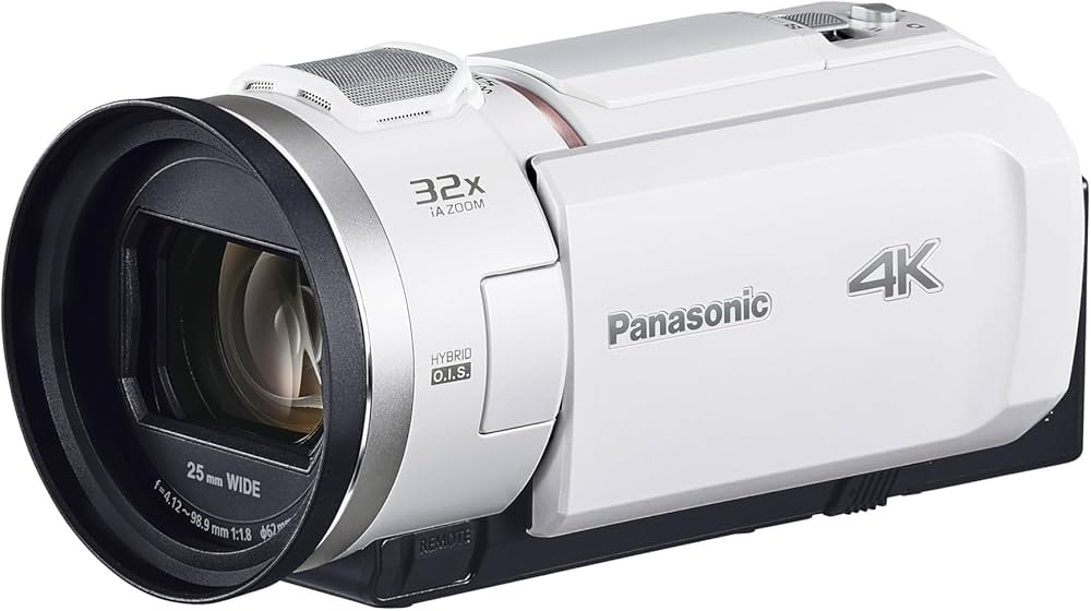 Amazon.co.jp: Panasonic 4K Digital Camcorder HC-VX3-W 5-Axis