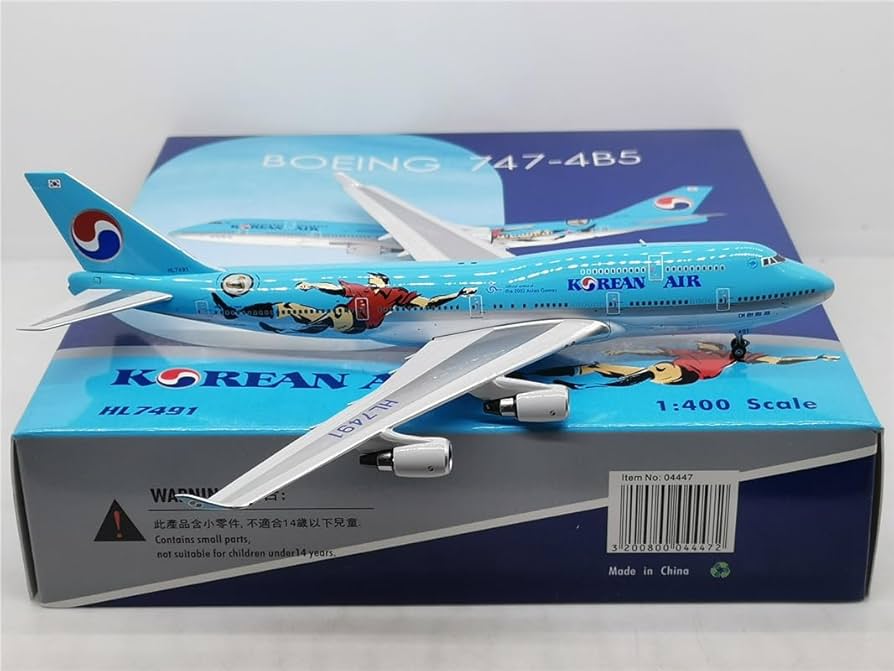 Amazon | Phoenix 1:400 PH04447 Korean Air 大韓航空 Boeing 747-400
