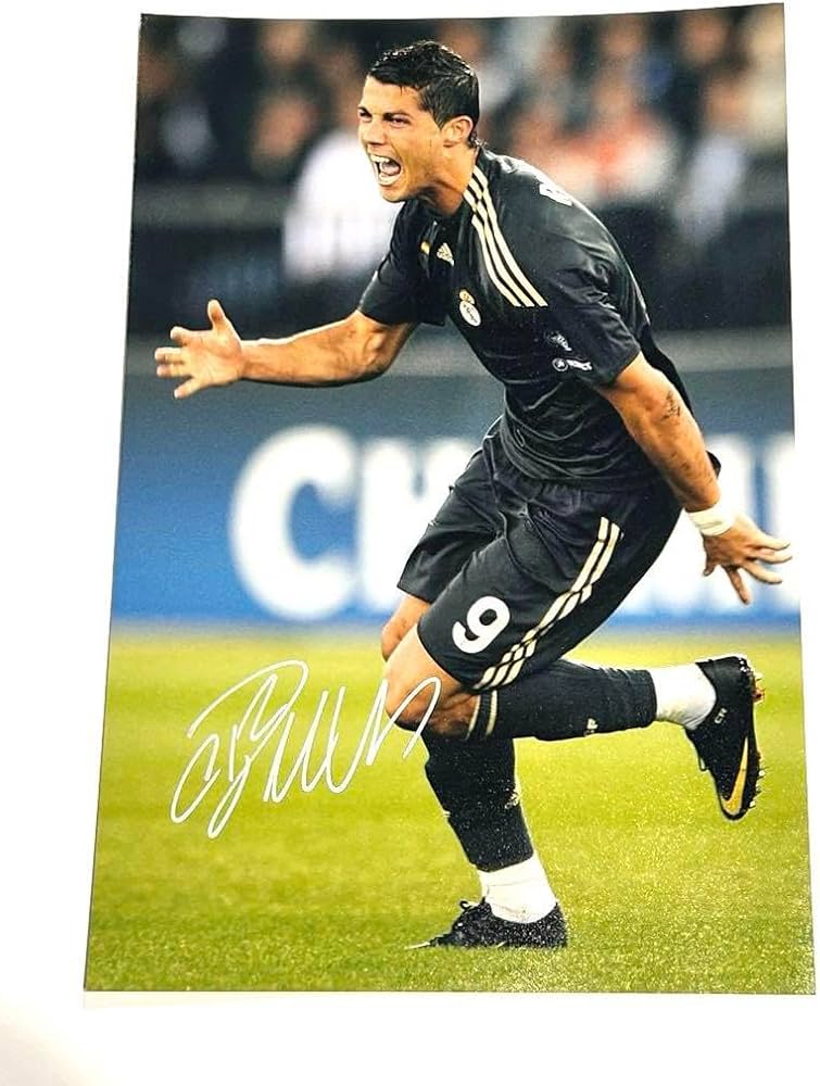 Amazon.co.jp: 激レアクリスティアーノ ロナウド クリロナ 直筆サイン