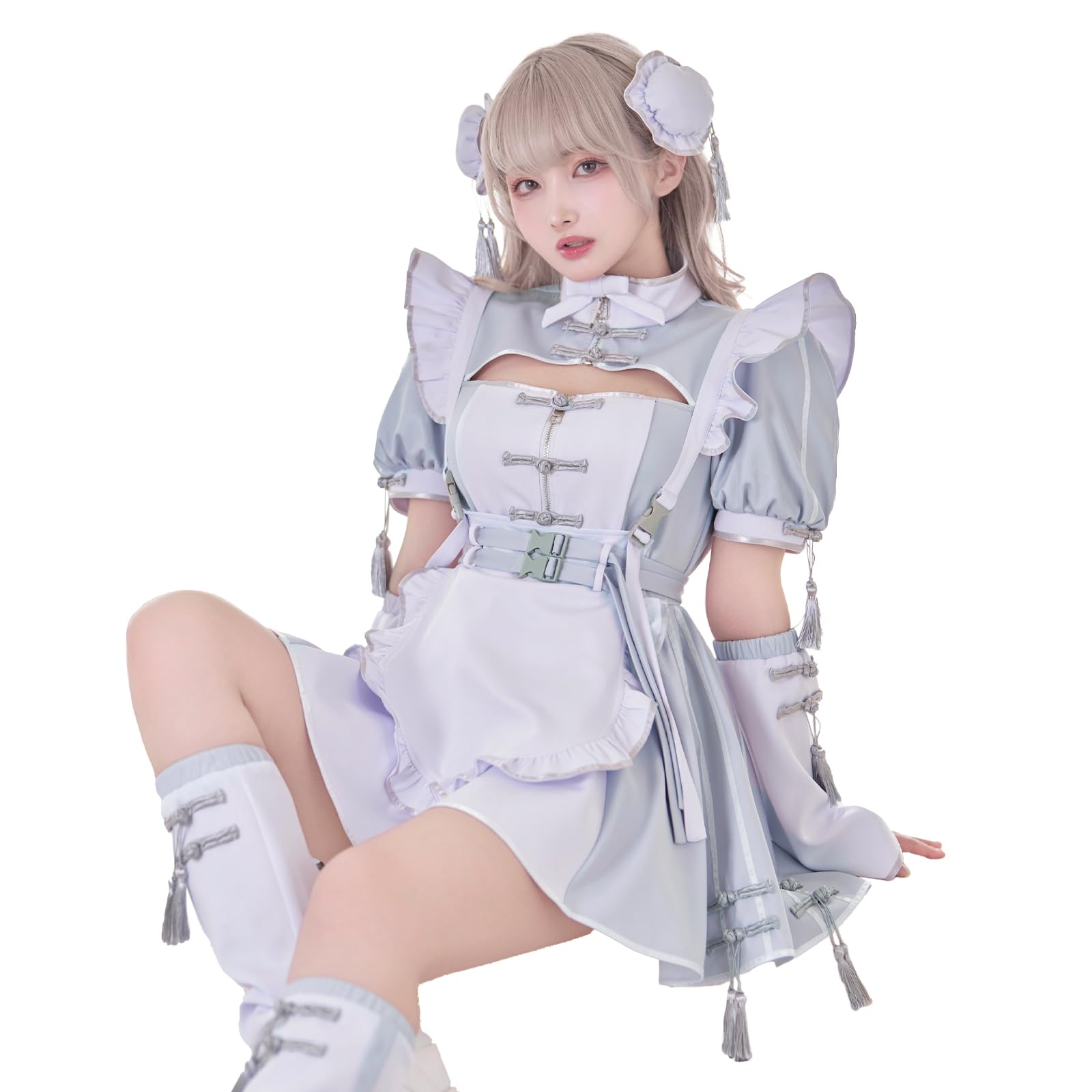 Amazon.co.jp: [Malymoon] コスプレ 天使界隈 チャイナ メイド