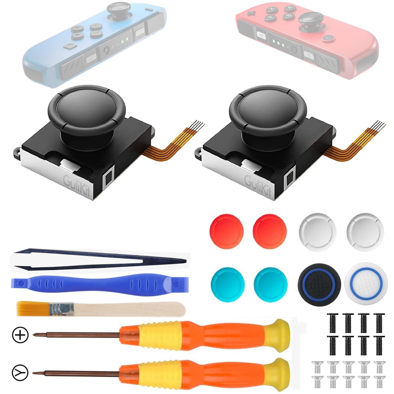 Amazon.com: GuliKit TMR Joycon Joystick Replacement, Updated Anti