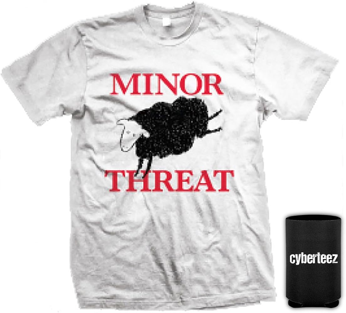 Amazon.com: Minor Threat Black Sheep Out of Step White T-Shirt (S