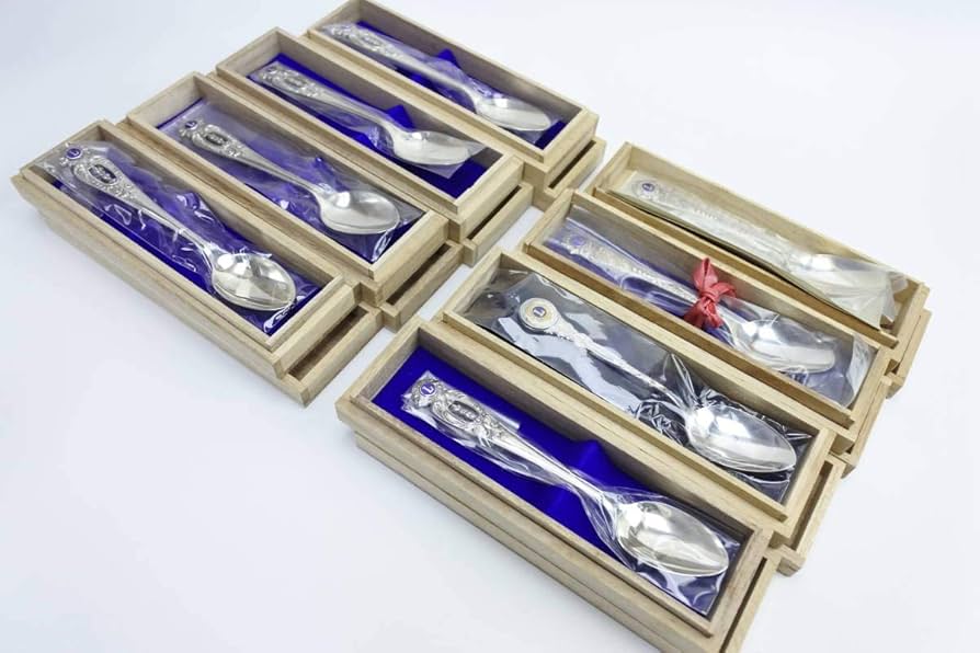 Amazon | ライオンズクラブ SILVER 銀製 スプーン 8点 142G | ノー