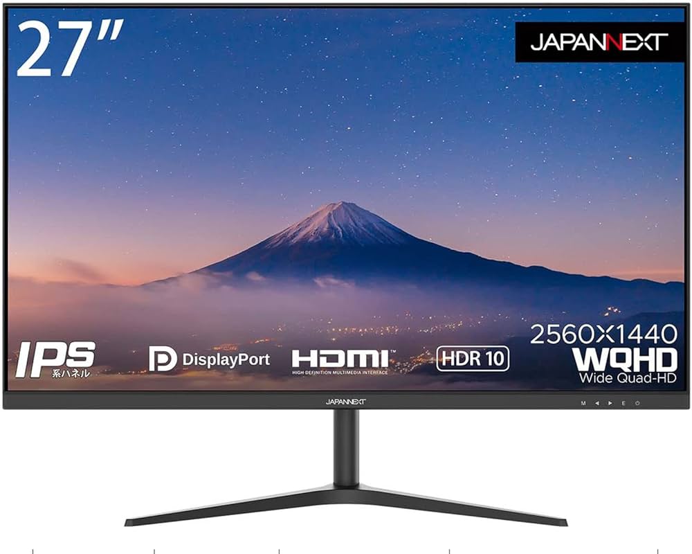 Amazon.co.jp: JAPANNEXT 27インチ モニター WQHD 2560 x 1440 IPS