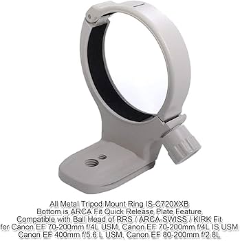 Amazon | [iShoot]リング式三脚座,キヤノンCanon EF 70-200mm f/4L USM