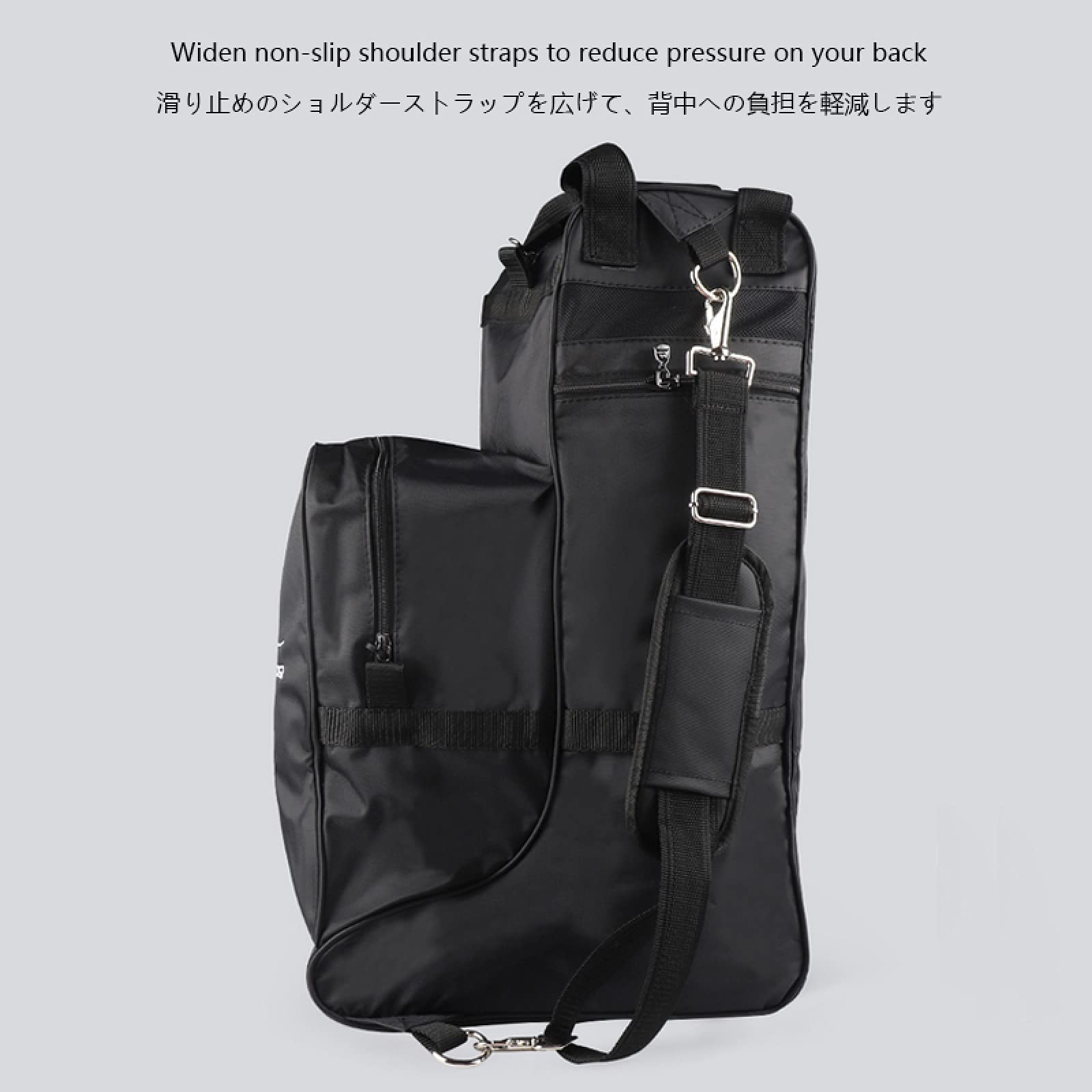 Amazon | TIKEN ブラック 乗馬バッグ 大容量 ナイトバックパック