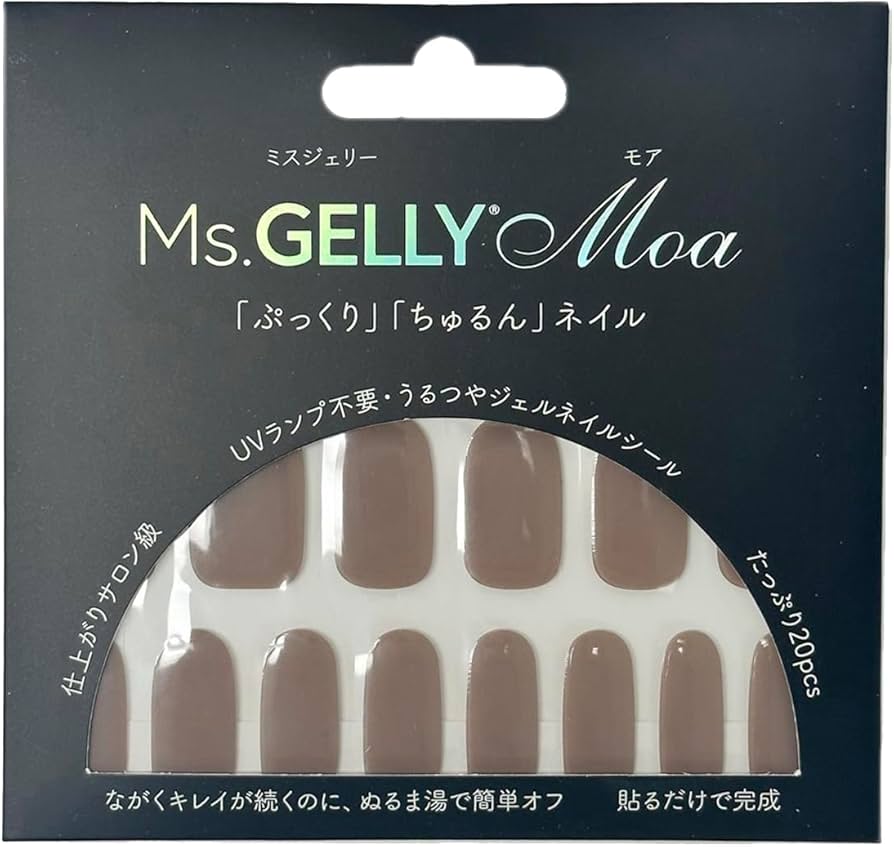 Amazon | Ms.GELLY ジェルネイルシール ミスジェリーモア テラコッタ