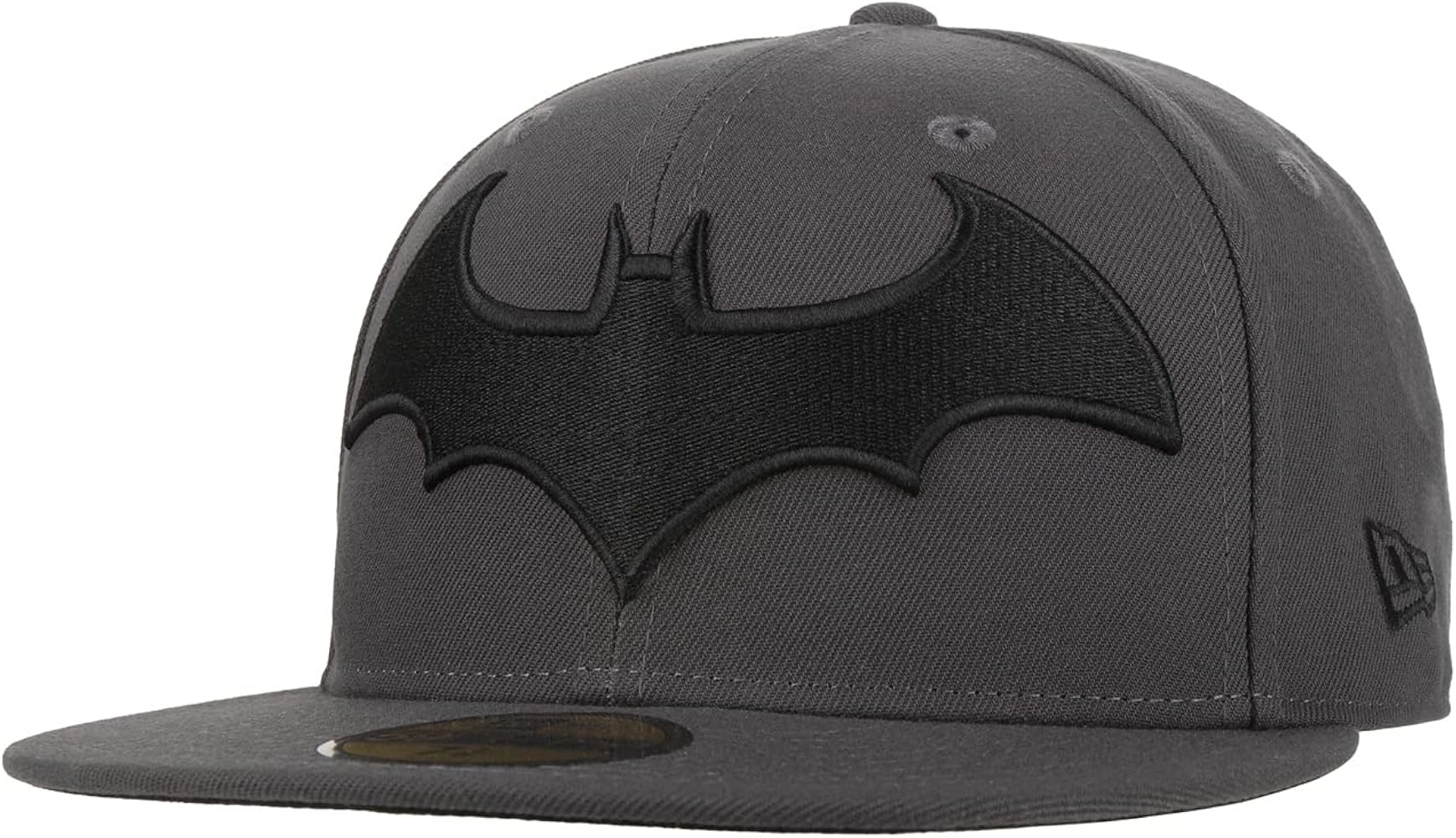 New Era Batman Hush Symbol 59Fifty Hat- 7 1/2 Grey at Amazon Men's