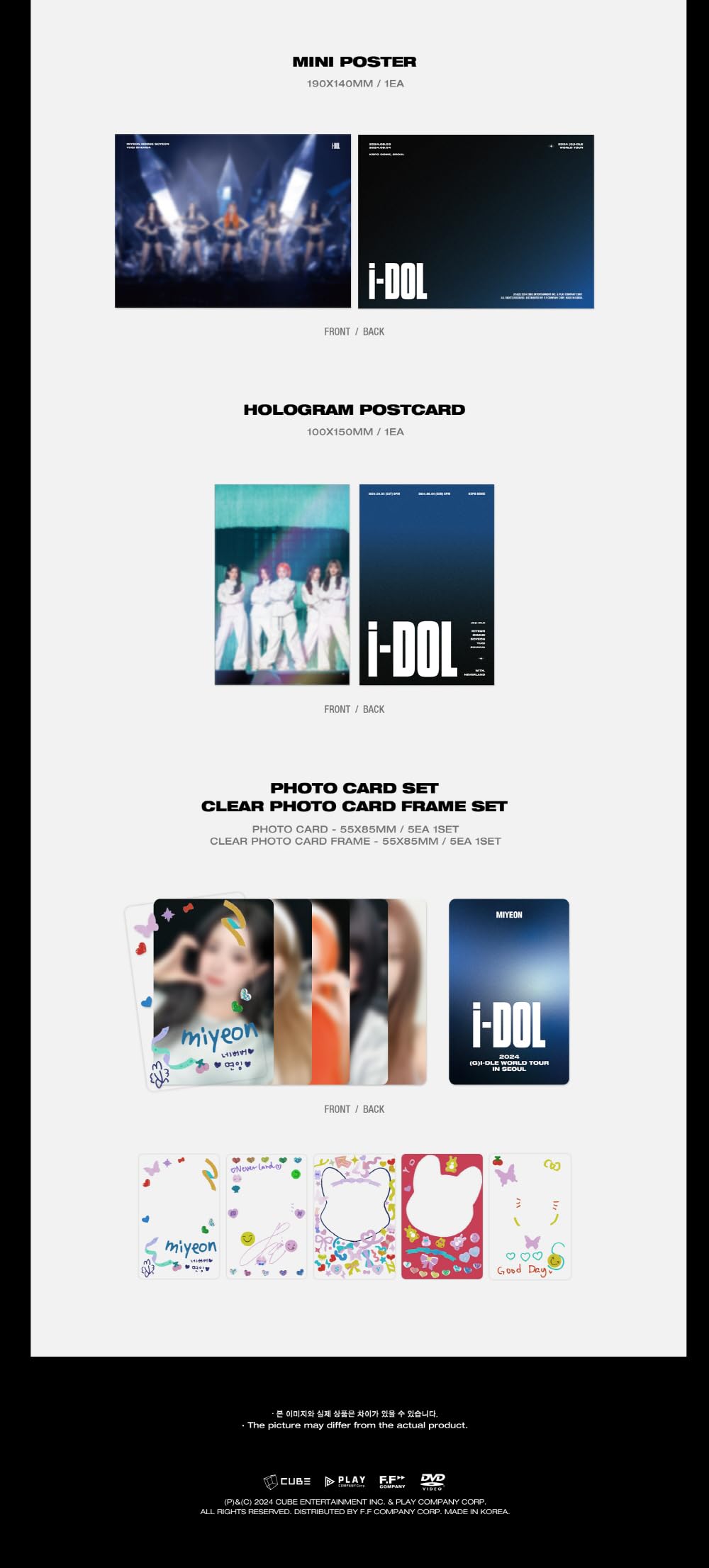 Amazon.com: (G) I-DLE WORLD TOUR iDOL in Seoul with Tracking