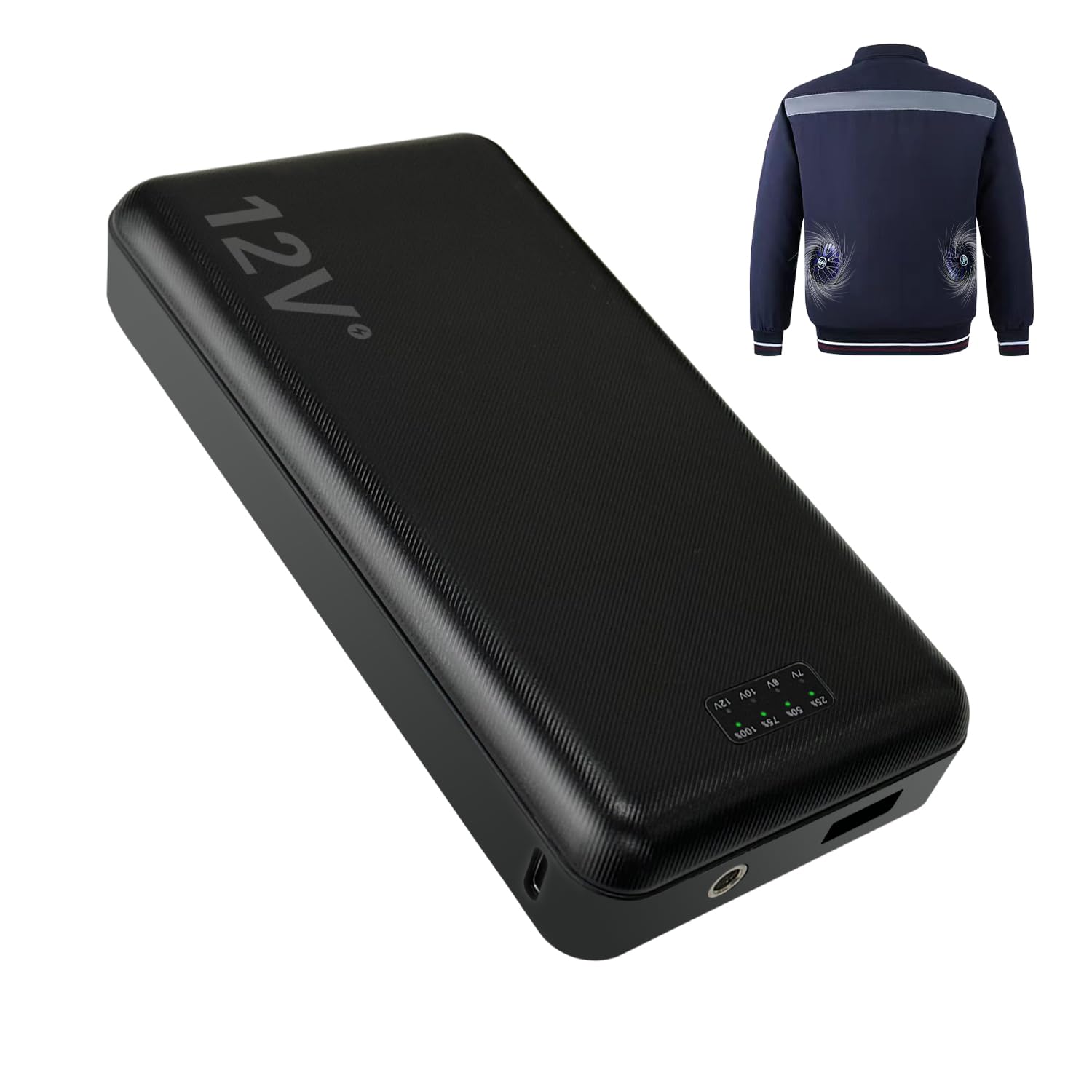 Amazon | Voango 空調作業服 バッテリー 20000mAh 空調ウェア モバイル