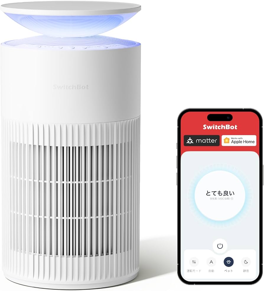 空気清浄機・イオン発生器 SwitchBot Air Purifier 空気清浄機・イオン