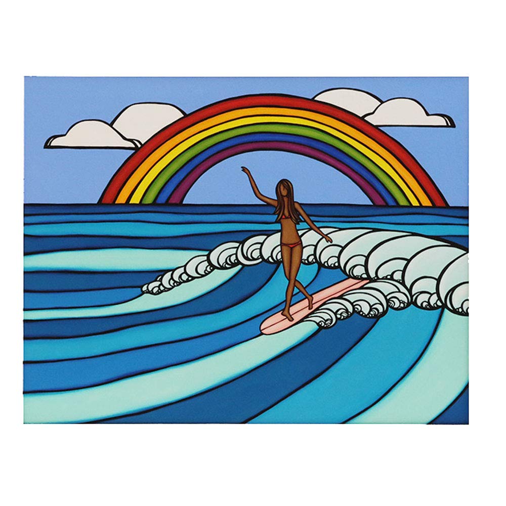 まさ ヘザーブラウン 直筆サインアート 純正フレーム付きロンハーマン