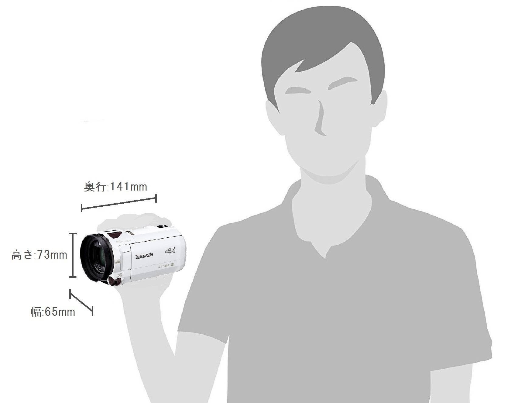 Amazon.co.jp: パナソニック 4K ビデオカメラ VX985M 64GB あとから