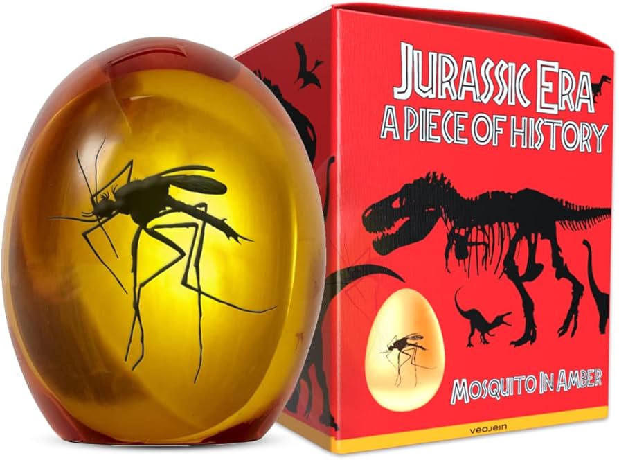 Amazon.co.jp: VEOJEIN ジュラ紀時代 - 琥珀色の2D蚊 - 歴史の一部