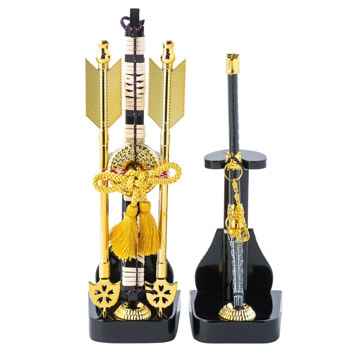 Amazon | 五月人形用 弓太刀飾り 7号 コンパクト 小道具 (高さ弓21.5cm