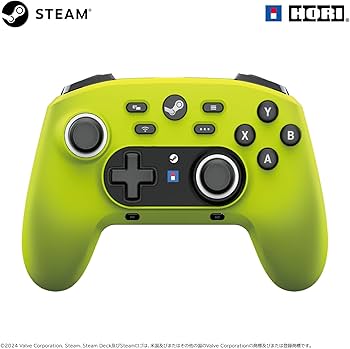 Amazon.co.jp: ワイヤレスホリパッド for Steam (ネオンイエロー