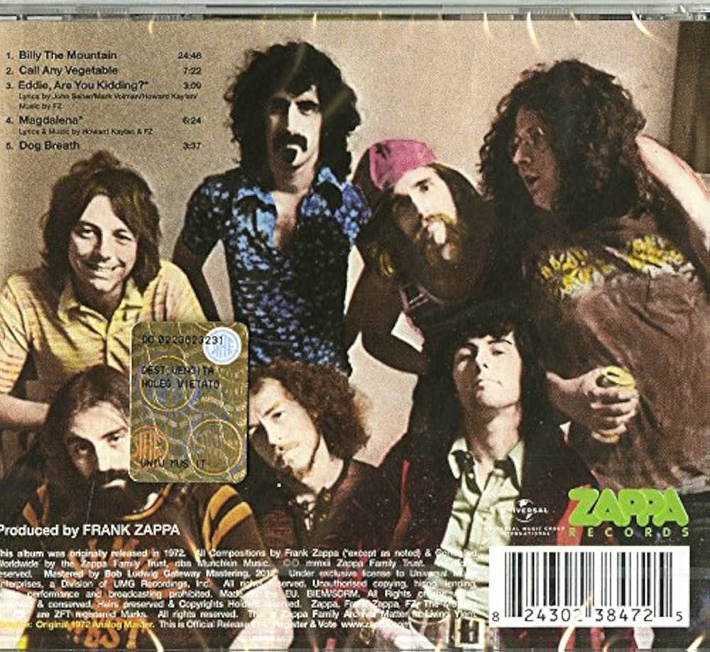 Frank Zappa - Just Another Band From L.A. - Amazon.com Music