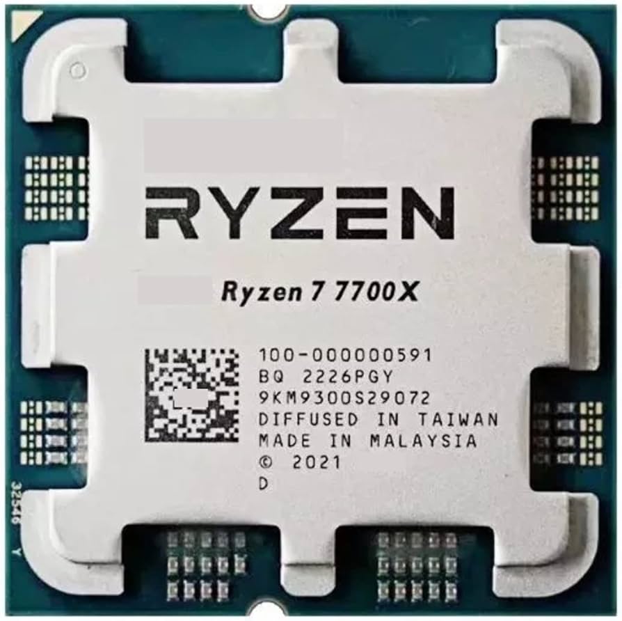 Amazon.com: EWKYLSEM CPU R 7 7700X R7 7700X 4.5 GHz 8-Core 16