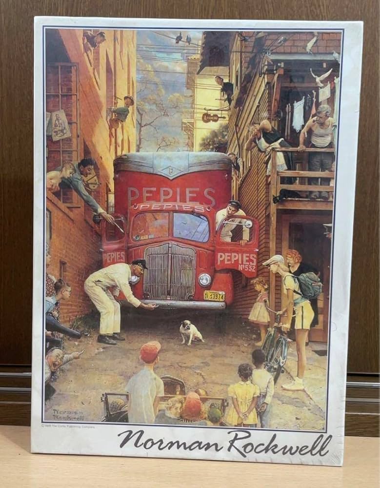 Amazon | ノーマンロックウェル 渋滞 ジグソーパズル 750PS