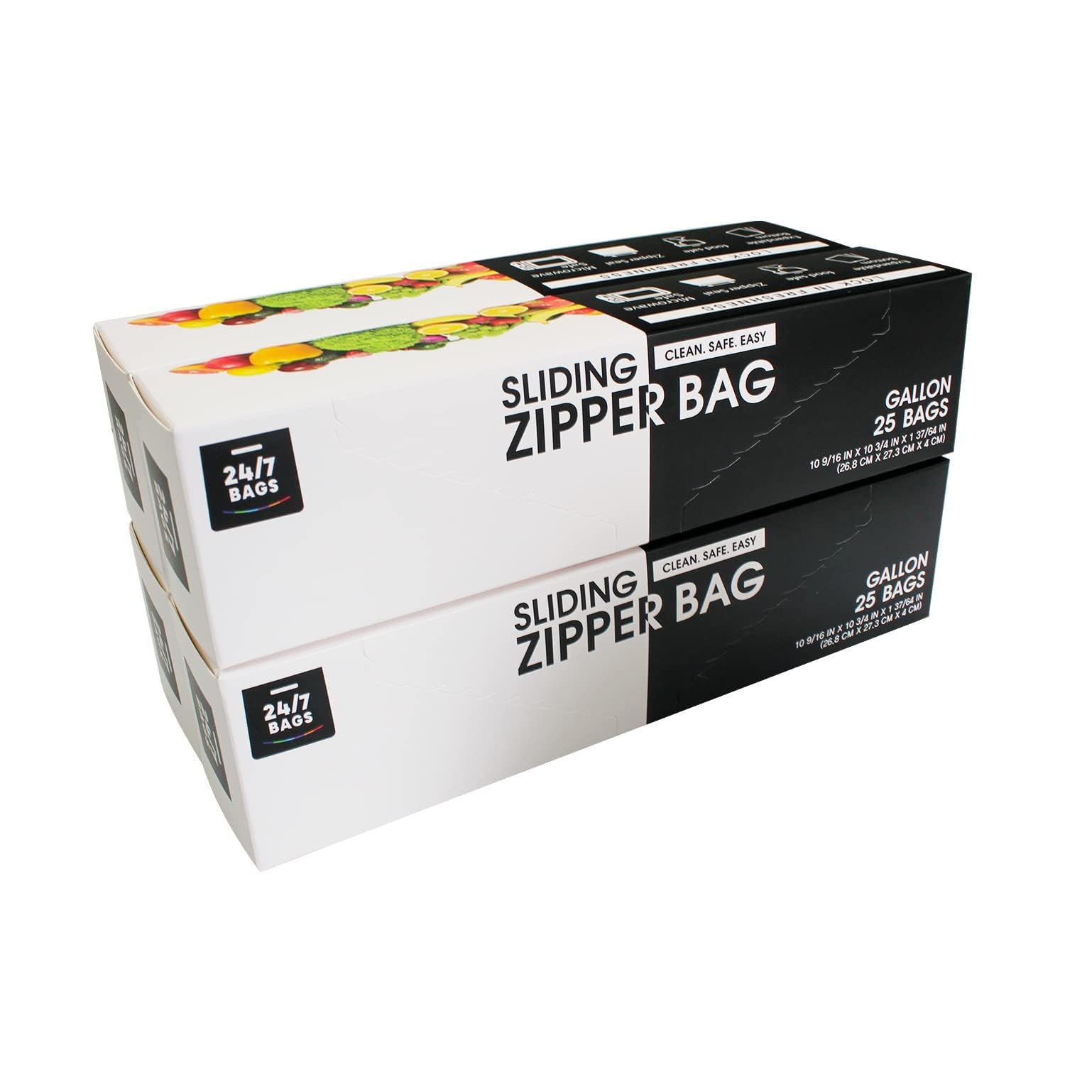 Amazon.com: Gallon Slider Storage Bags- 100 Count, Featuring