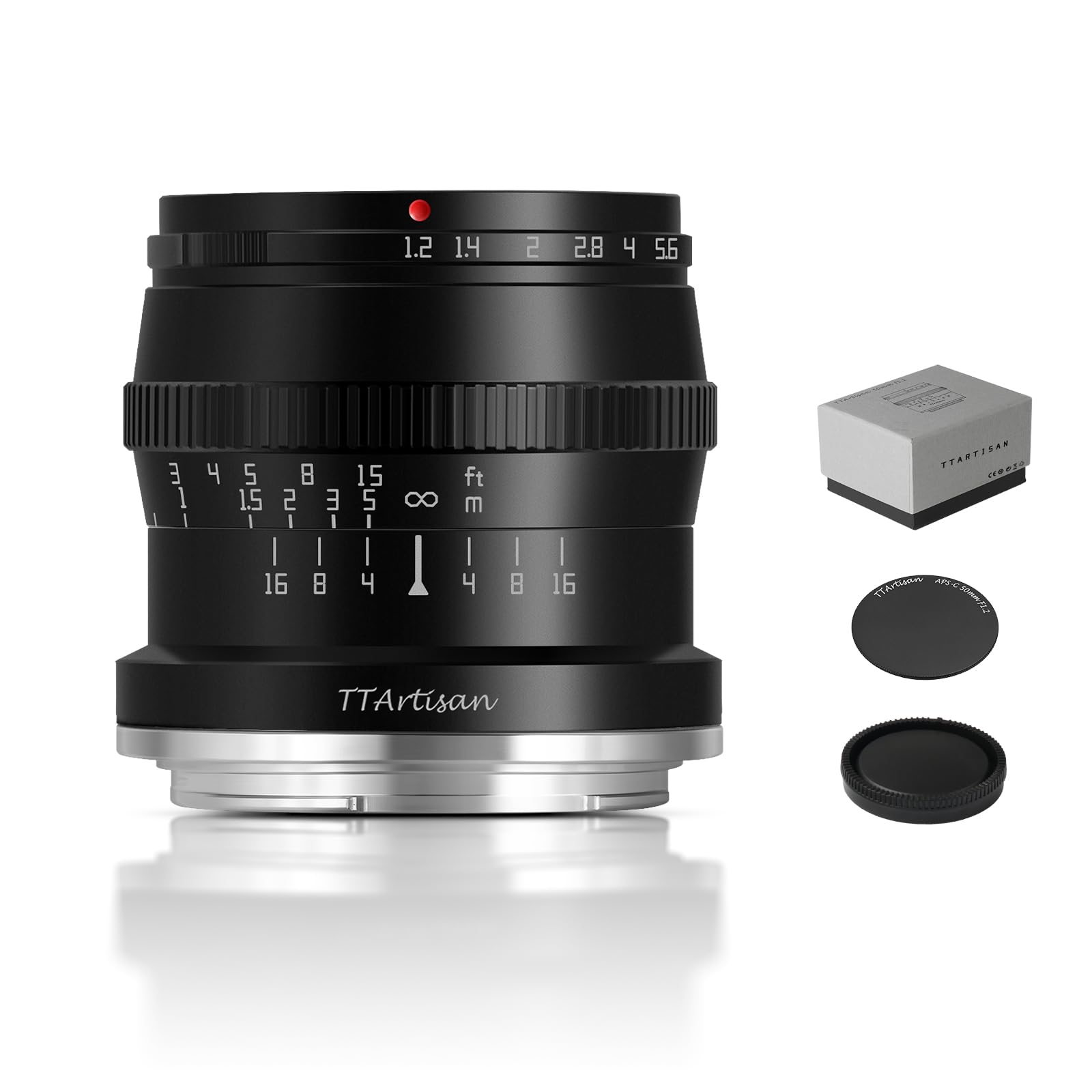 Amazon.co.jp: TTArtisan 50mm F1.2 APS-C マニュアルフォーカスレンズ