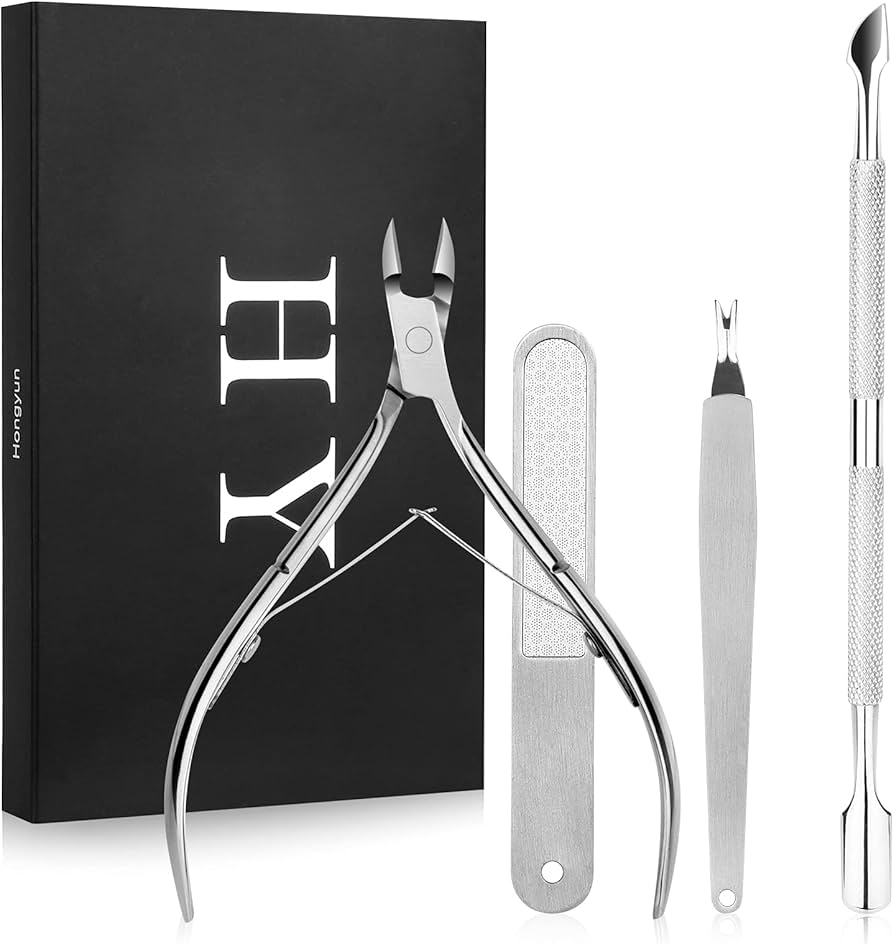 Amazon | キューティクル ニッパー ネイルケアツール 4点セット 甘皮